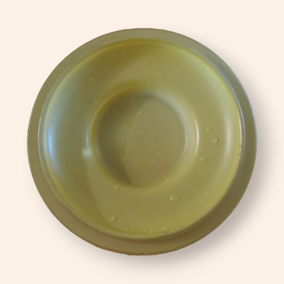 VINTAGE BARTLETT COLLINS COOKIE JAR YELLOW FRUITS FLOWERS - Picture 4 of 5